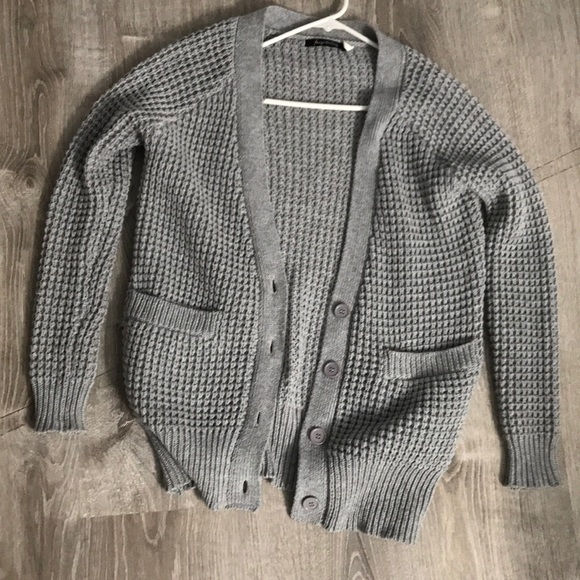 Foreign Exchange Oversized Knitted Cardigan - Picture 1 of 3